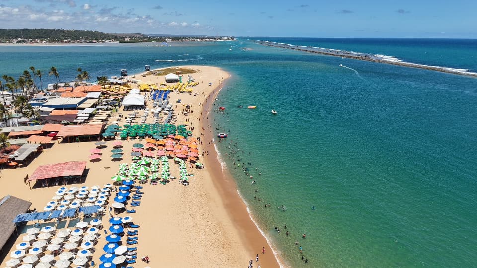 Praia do Gunga e Barra de são Miguel